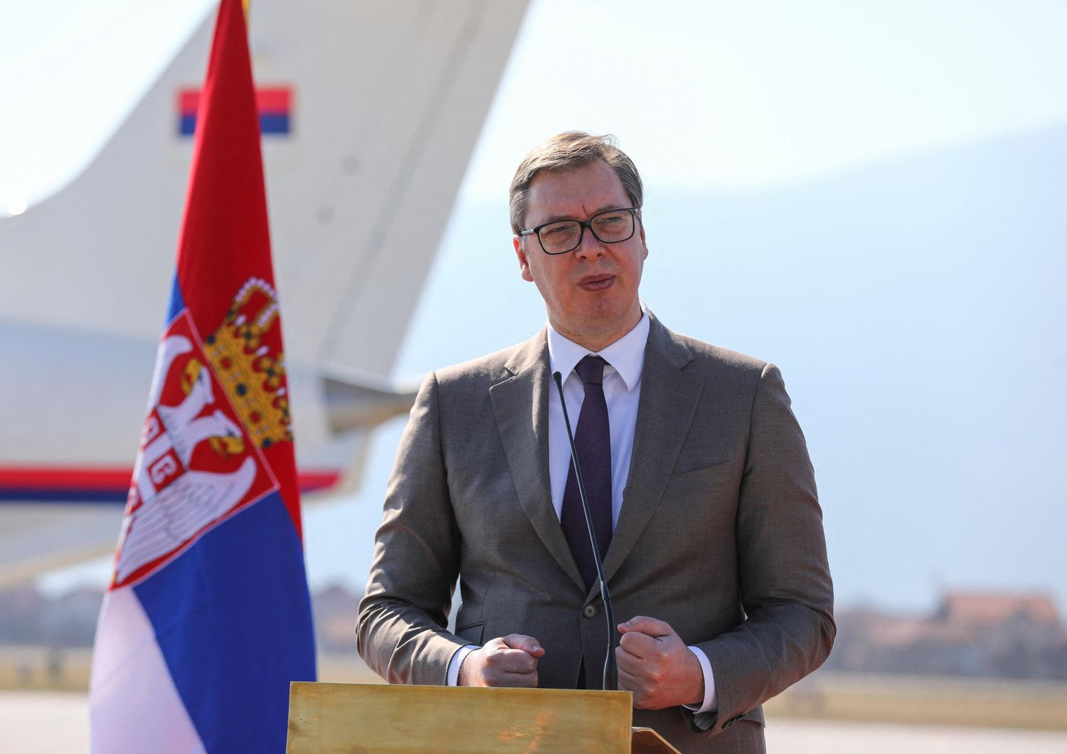 Il primo ministro serbo Aleksandar Vucic