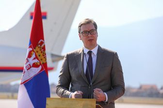 Il primo ministro serbo Aleksandar Vucic