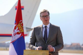 Il presidente serbo Aleksandar Vucic