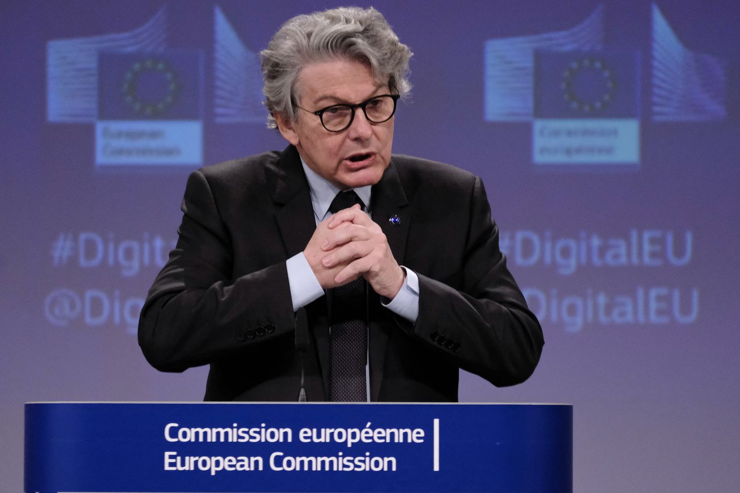 &nbsp;Il commissario europeo responsabile dei vaccini,&nbsp;Thierry&nbsp;Breton