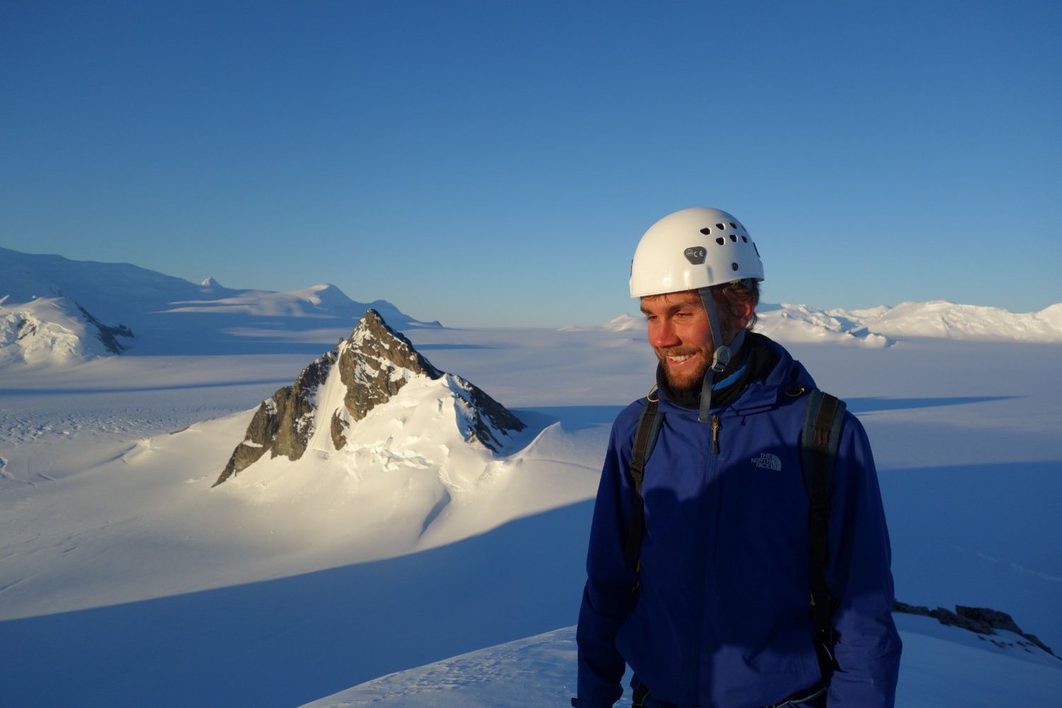 Sebastian Rosier a Pine Island Glacier nel 2015