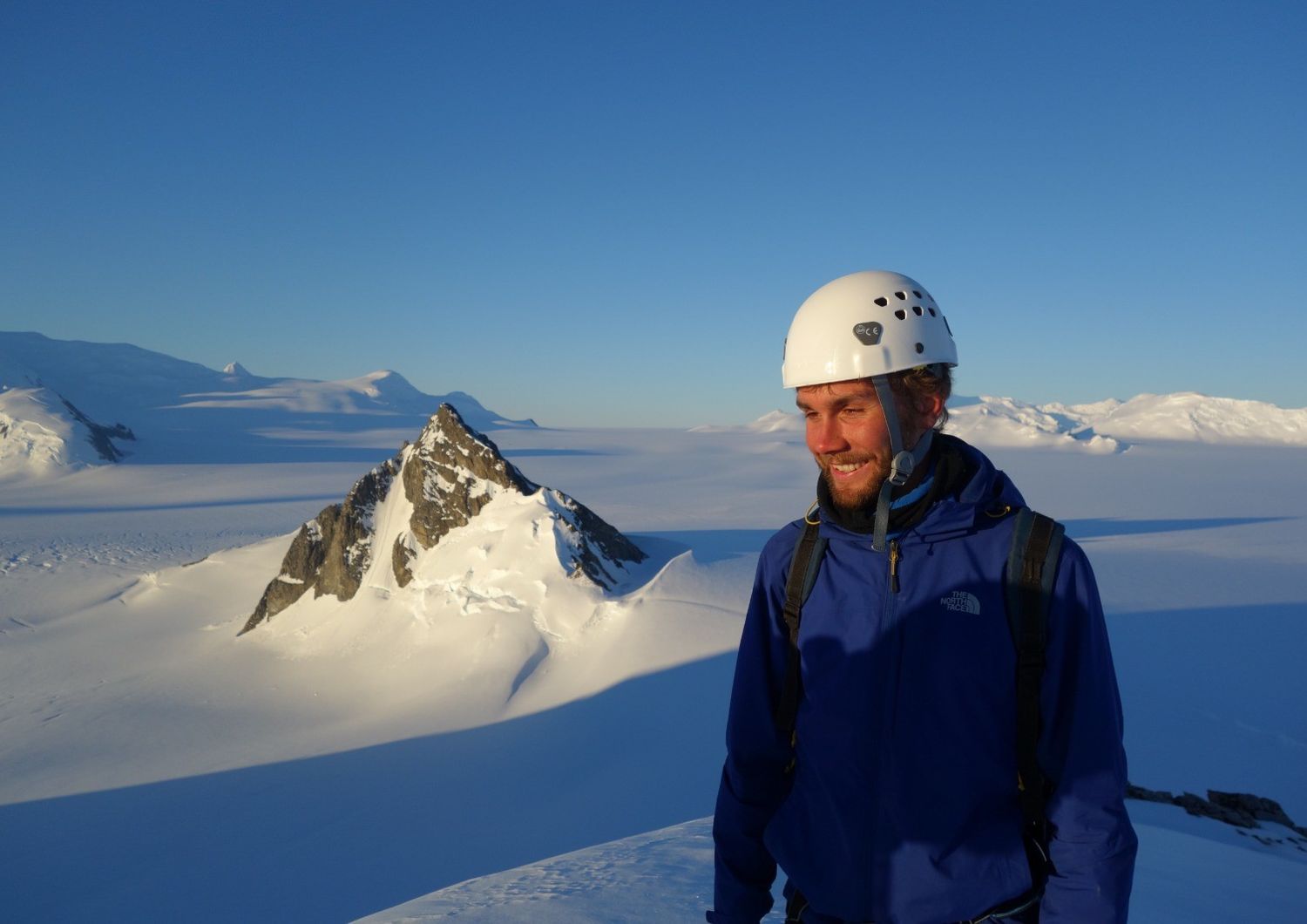 Sebastian Rosier a Pine Island Glacier nel 2015