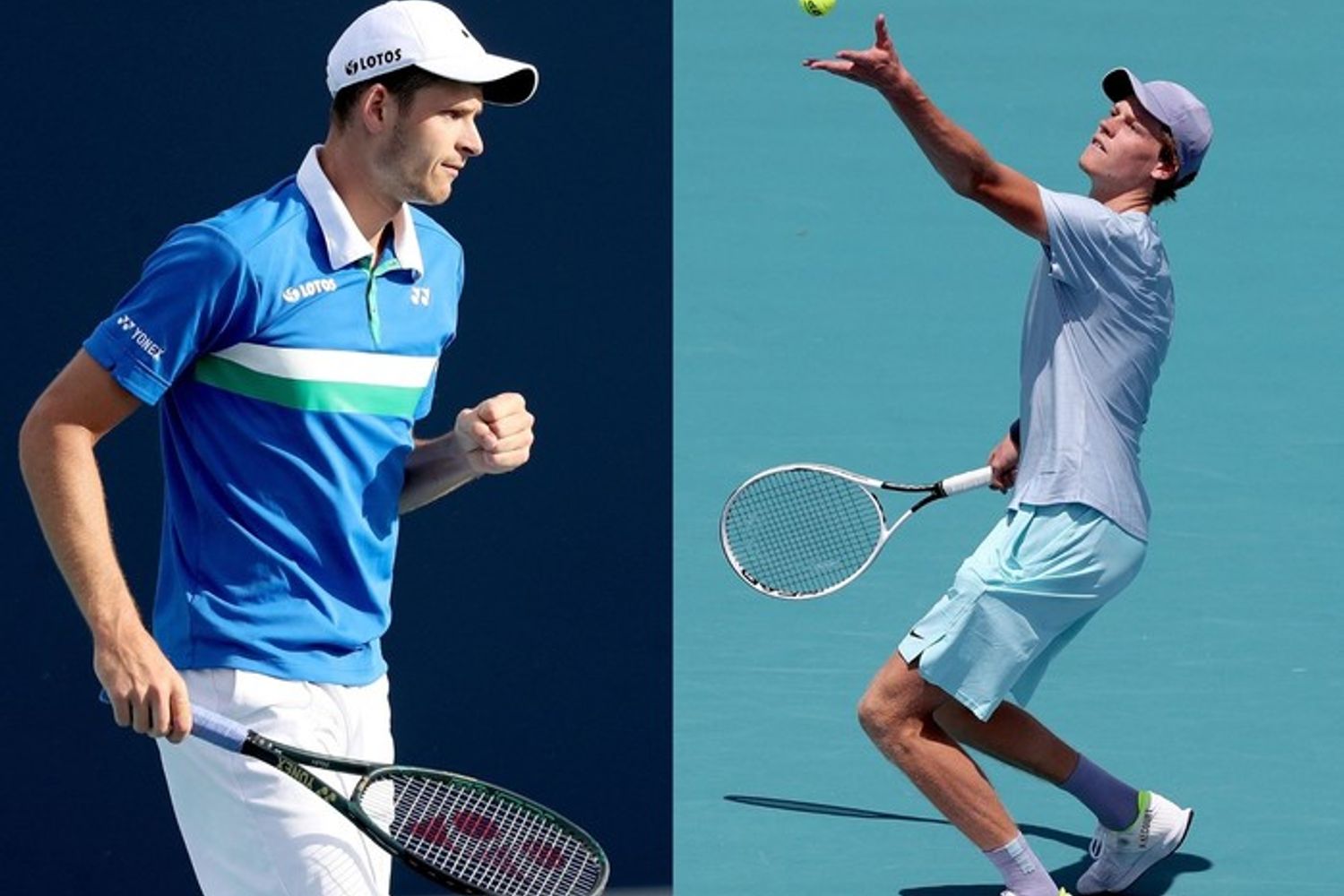 Jannik Sinner e Hubert Hurkacz