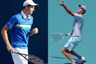 Jannik Sinner e Hubert Hurkacz