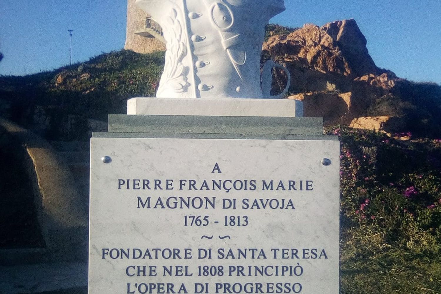 &nbsp;Foto del busto di Magnon