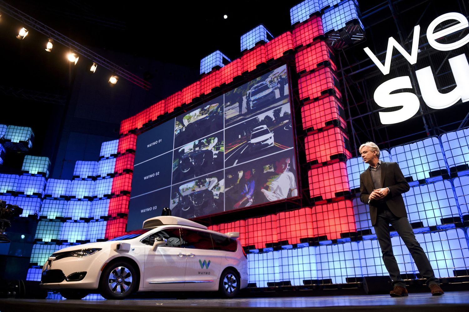 John&nbsp;Krafcik, Waymo, Google, al WebSummit di Lisbona