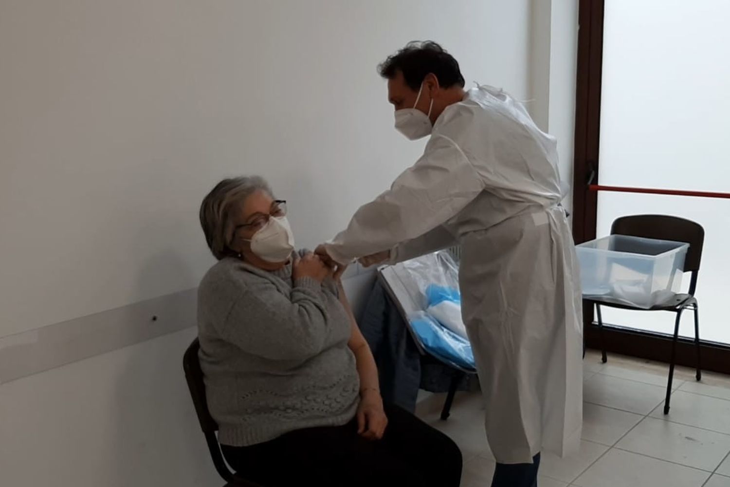 Vaccinazione in parrocchia a Ragusa