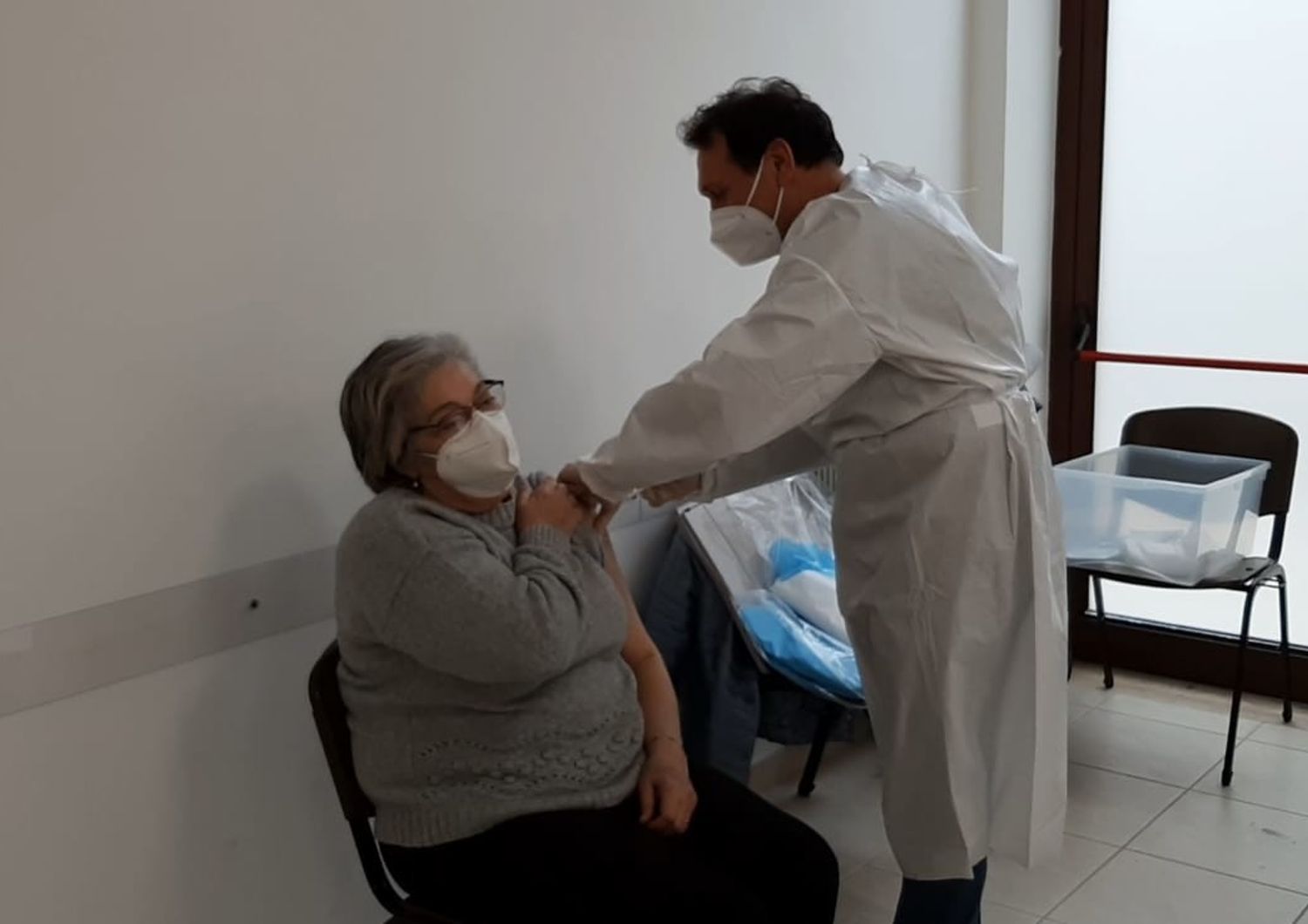 Vaccinazione in parrocchia a Ragusa