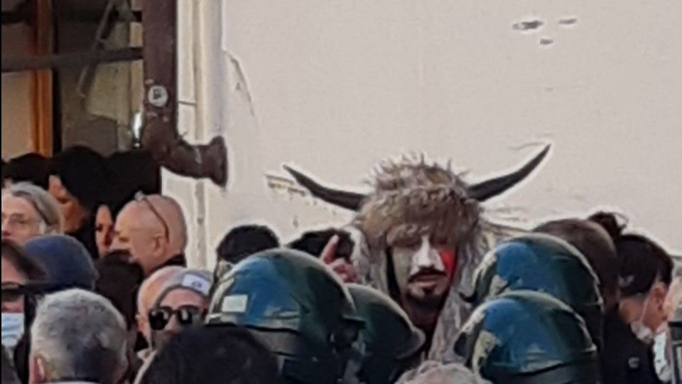 I disordini davanti a Montecitorio