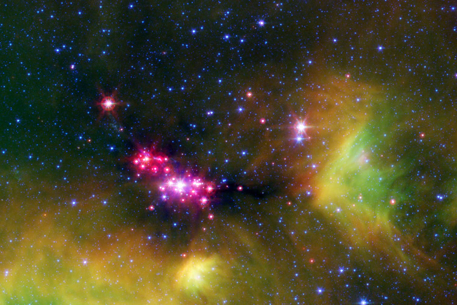 Baby stelle fotografate dal telescopio Spitzer della Nasa