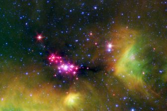 Baby stelle fotografate dal telescopio Spitzer della Nasa