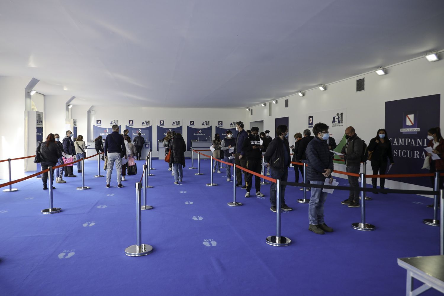 Centro Vaccinale presso la Fagianeria nel Real Bosco di Capodimonte&nbsp;