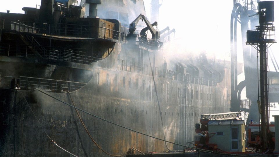 Il relitto della Moby Prince