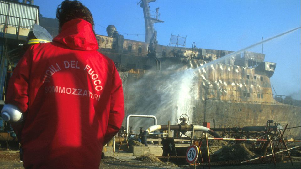 Il relitto della Moby Prince