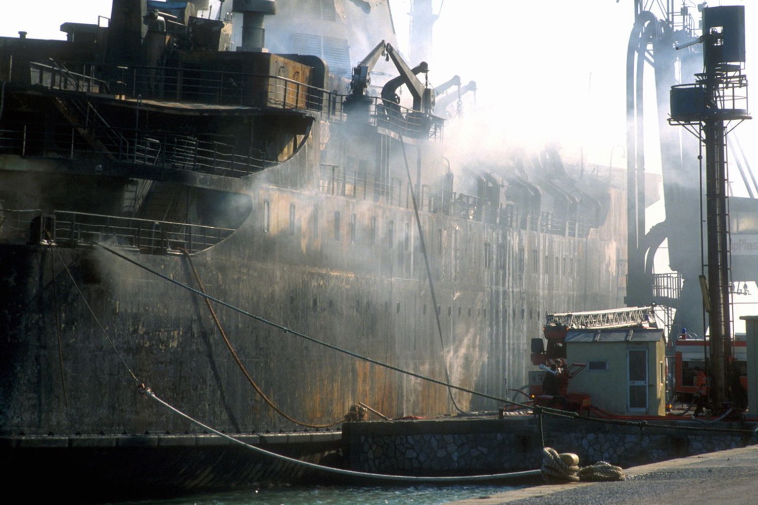 Il relitto della Moby Prince