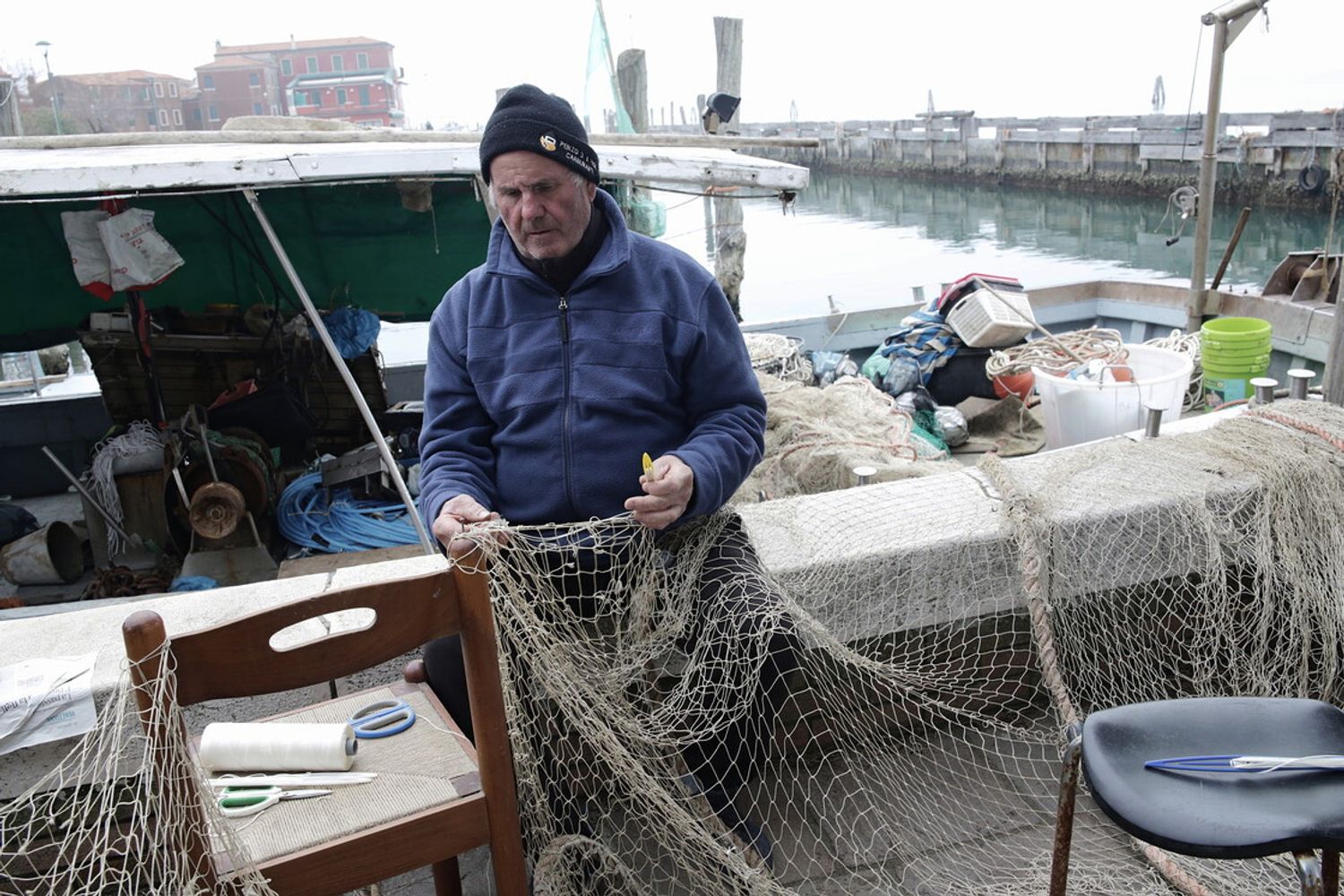 pescatore dell' Isola di Pellestrina, Venezia&nbsp;