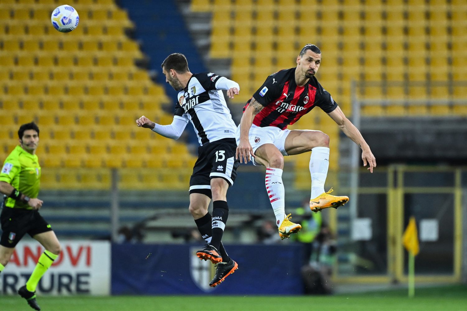 Zlatan Ibrahimovic in Parma-Milan