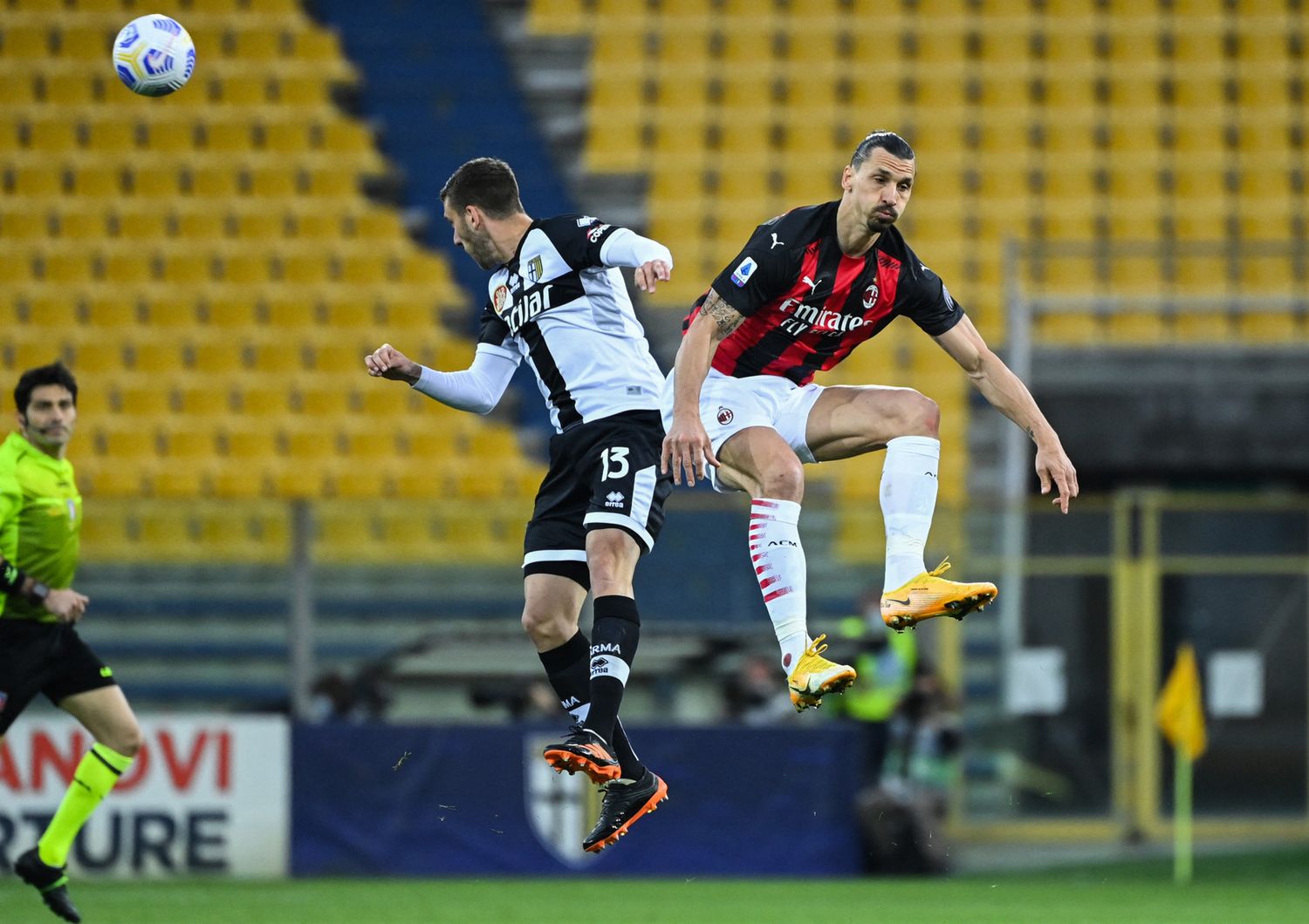 Zlatan Ibrahimovic in Parma-Milan