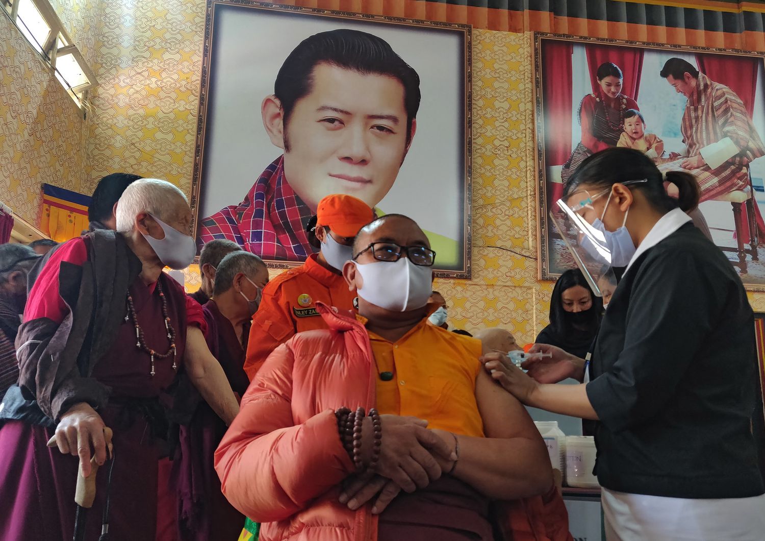 Vaccinazione in Bhutan
