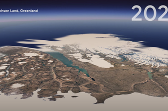 La Groenlandia senza ghiacciai vista dal satellite Esa