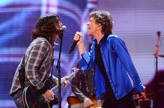 Dave Grohl e Mick Jagger