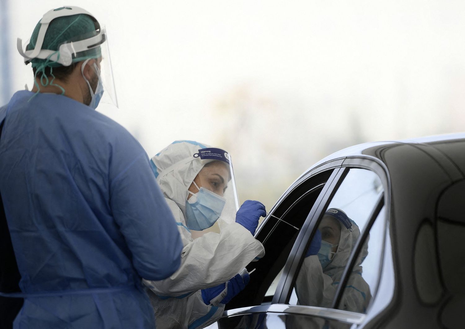 tamponi al Policlinico di Tor Vergata di Roma