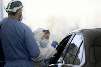 tamponi al Policlinico di Tor Vergata di Roma