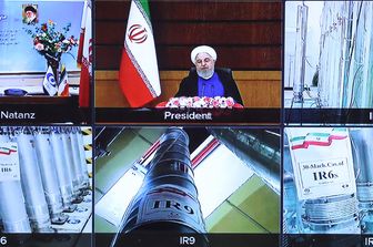 Annuncio avvio dell'arricchimento dell'uranio sulla televisione iraniana