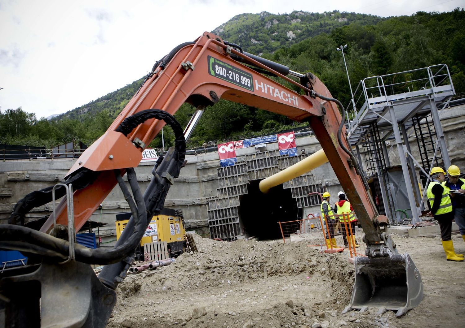 Lavori in un cantiere