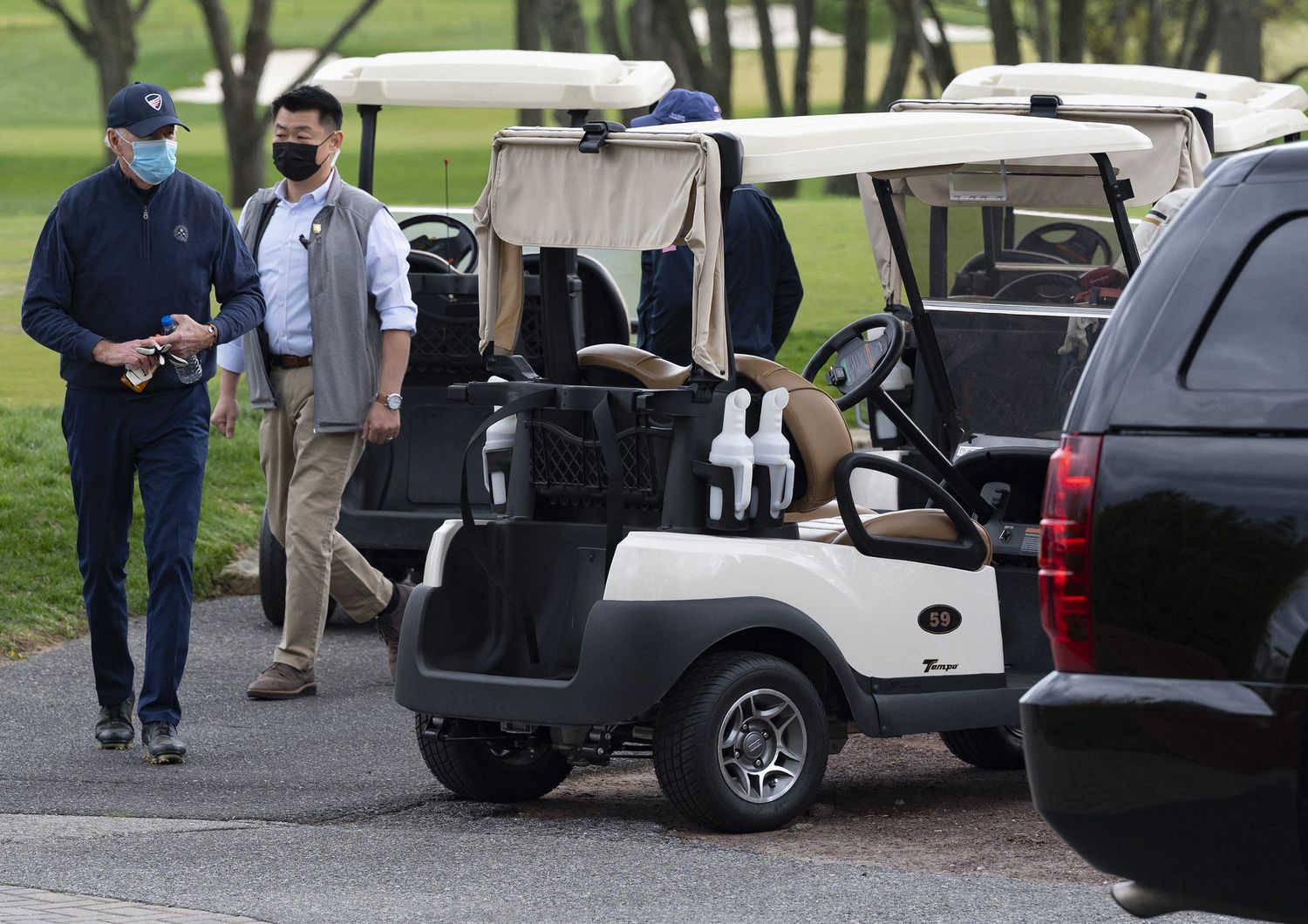 Usa&nbsp;Biden&nbsp;gioca golf prima volta presidente