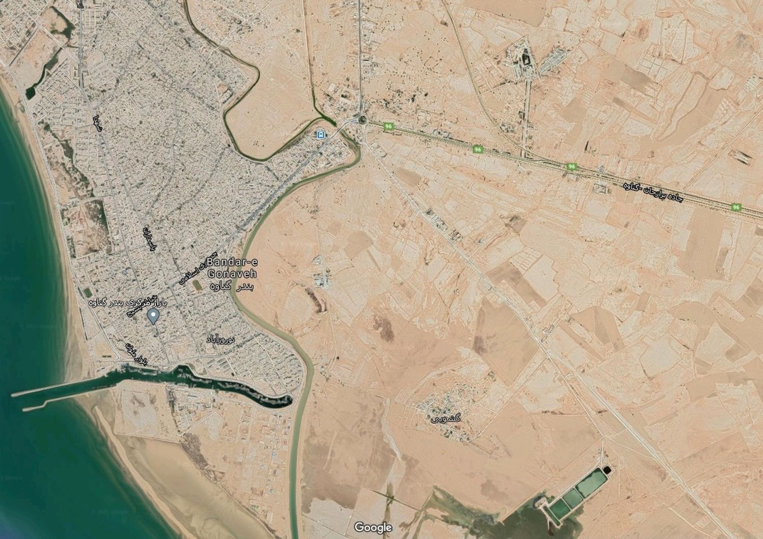 La citta iraniana di Bushehr e la sua centrale nucleare