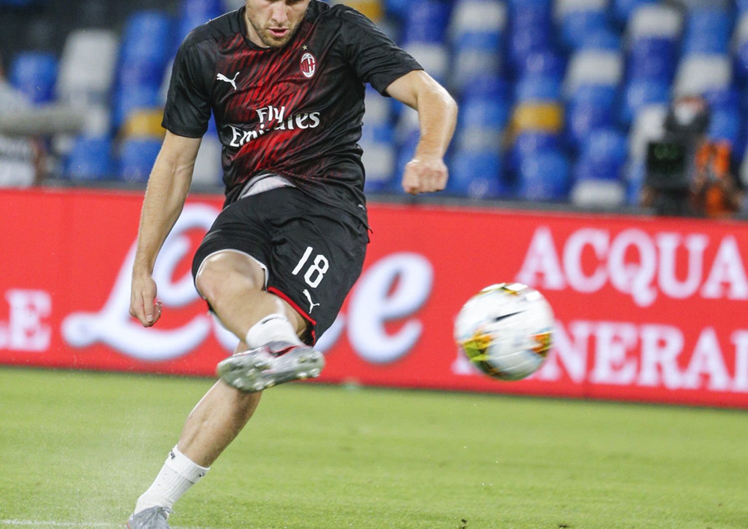 Il croato Ante Rebić autore del gol del vantaggio del Milan&nbsp;