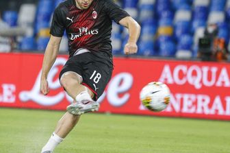 Il croato Ante Rebić autore del gol del vantaggio del Milan&nbsp;