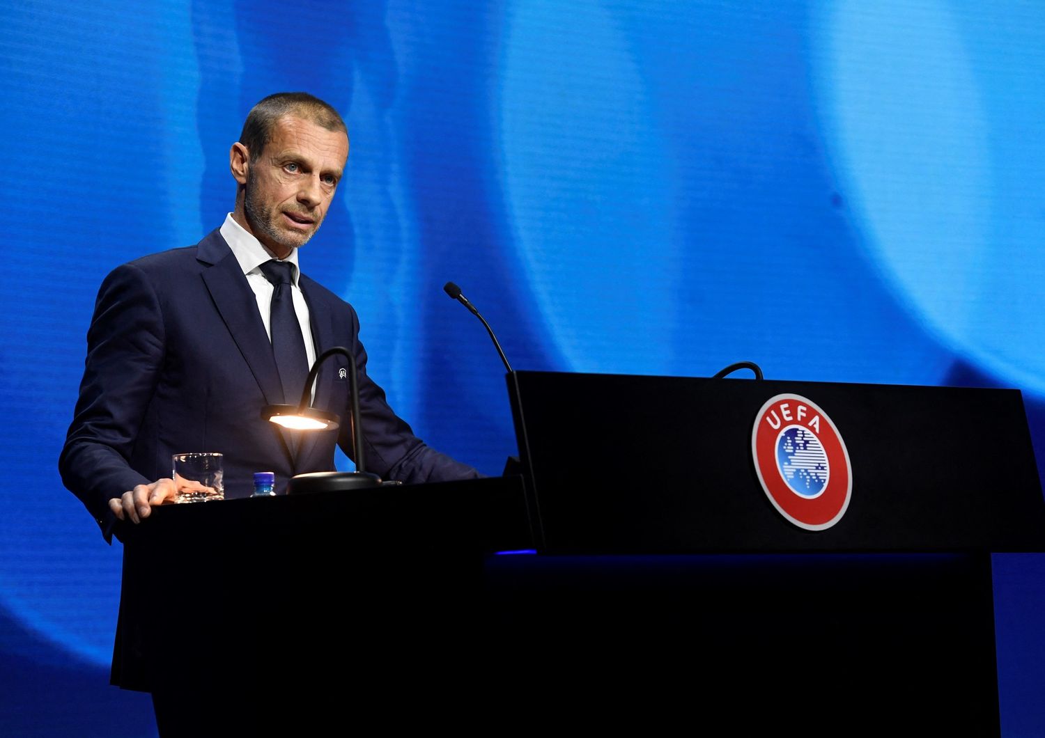 Il presidente dell'Uefa, Aleksander Ceferin&nbsp;