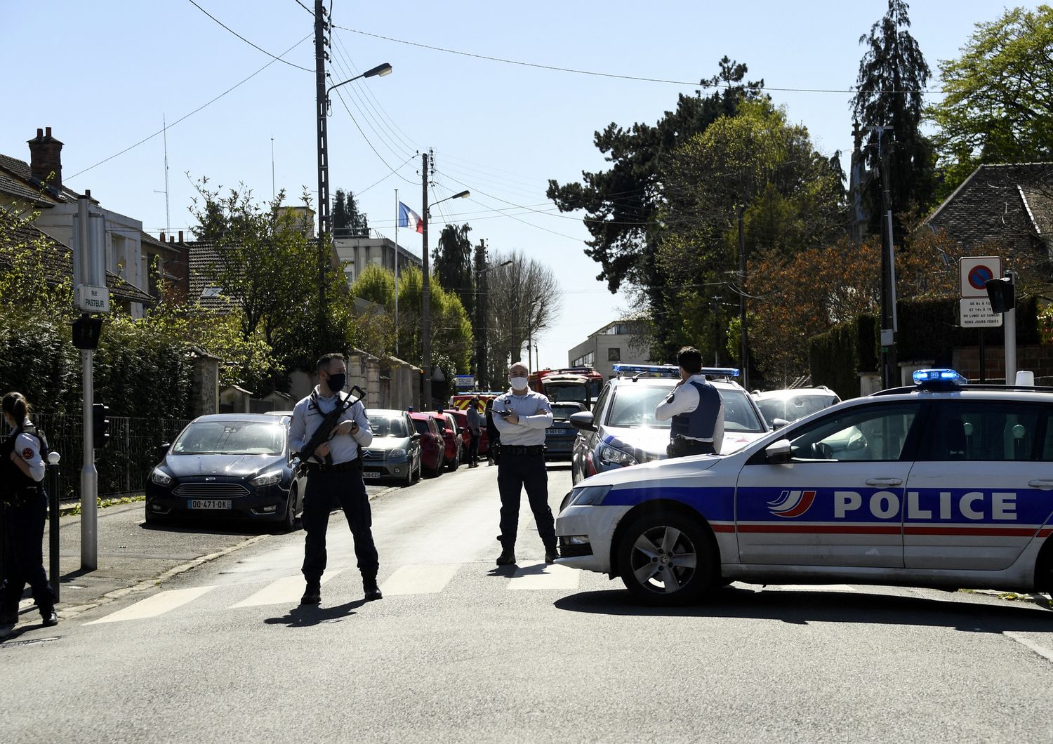 Francia: il luogo dell'attacco in cui &egrave; stata uccisa la funzionaria di polizia a Rambouillet