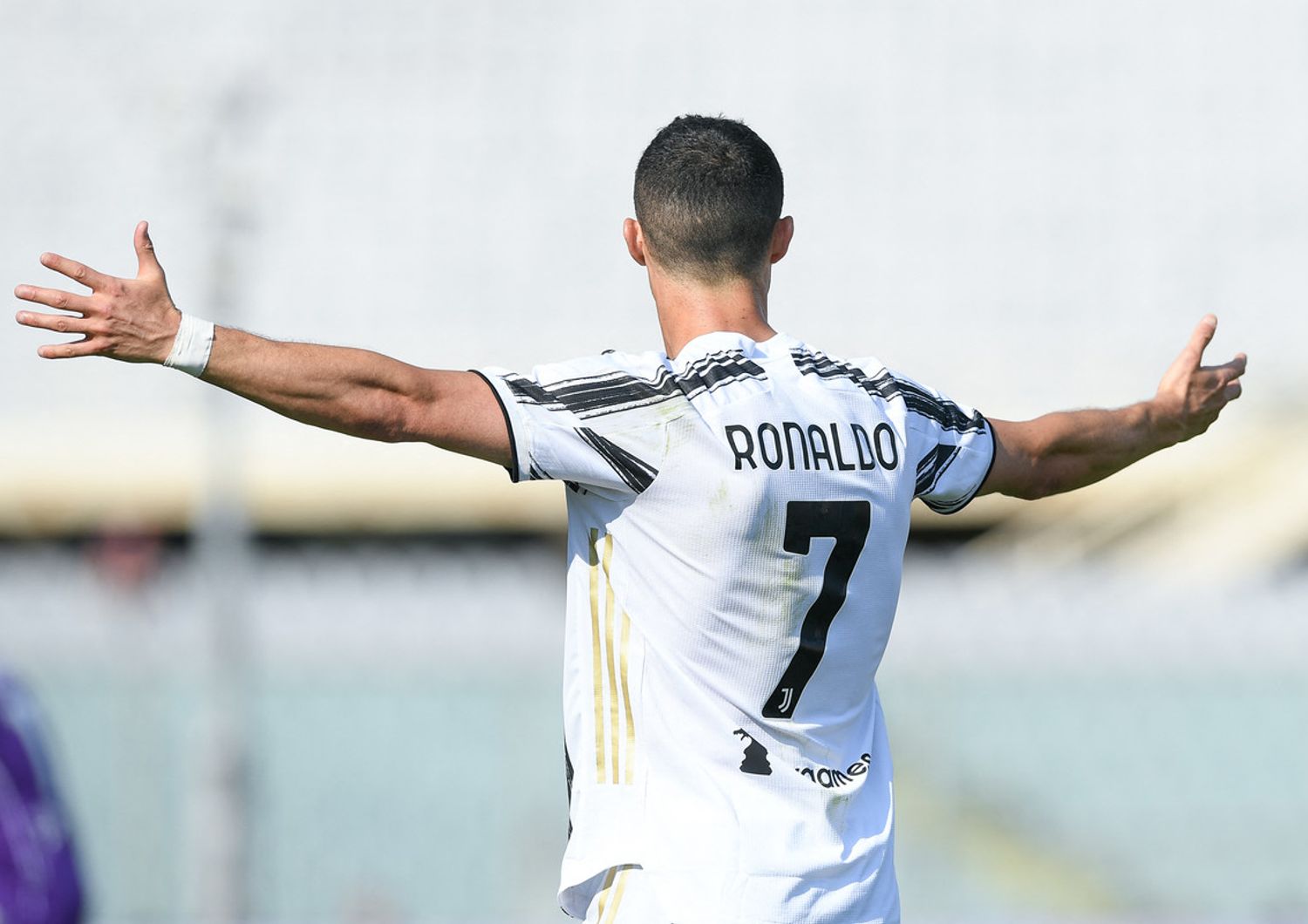 Cristiano Ronaldo nella sfida contro la Fiorentina&nbsp;