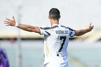 Cristiano Ronaldo nella sfida contro la Fiorentina&nbsp;