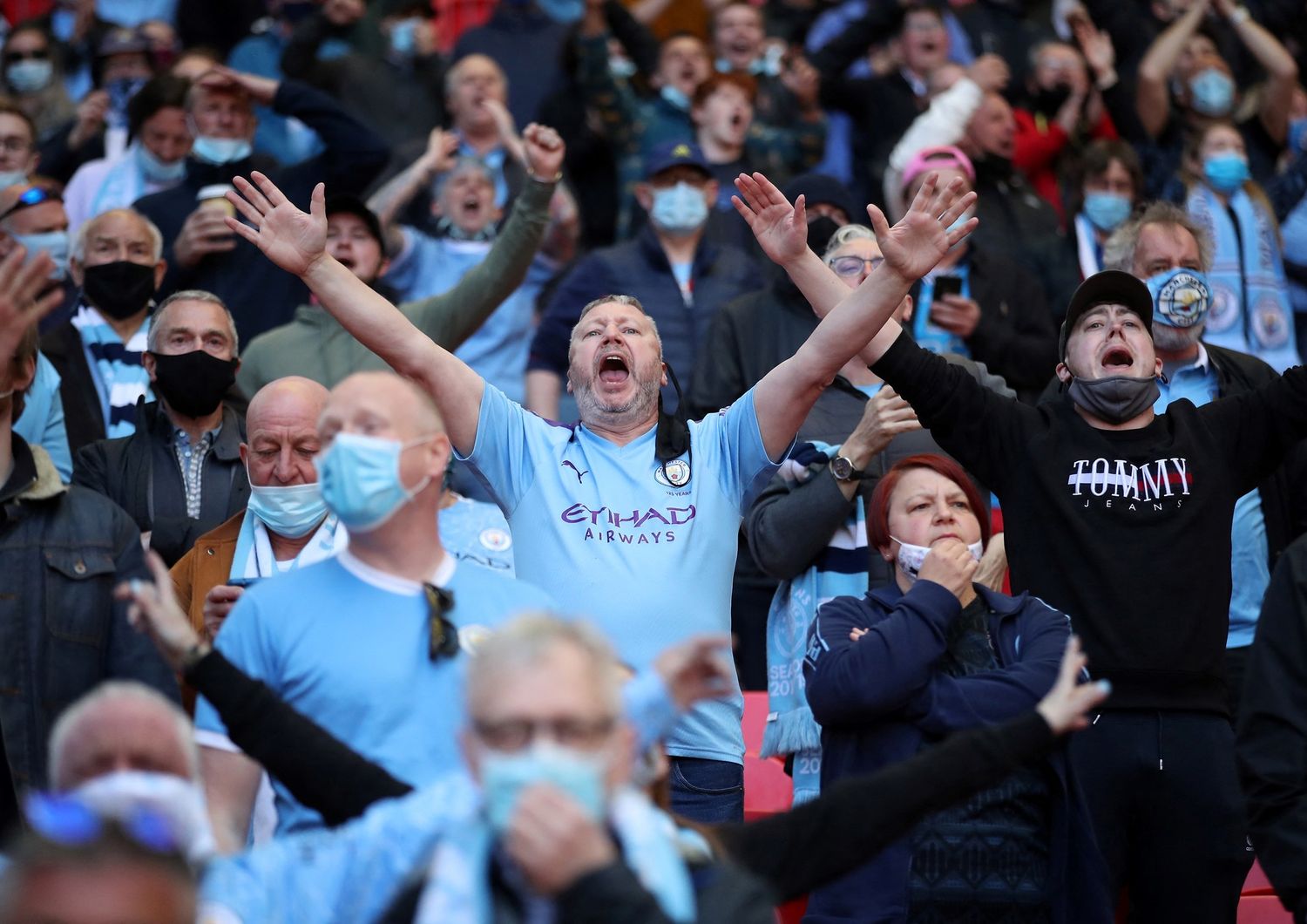 Tifosi allo stato di Wembley