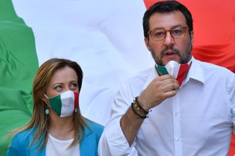 &nbsp;Giorgia Meloni e Matteo Salvini