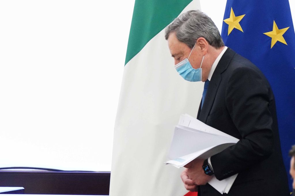 Il presidente del Consiglio, Mario Draghi