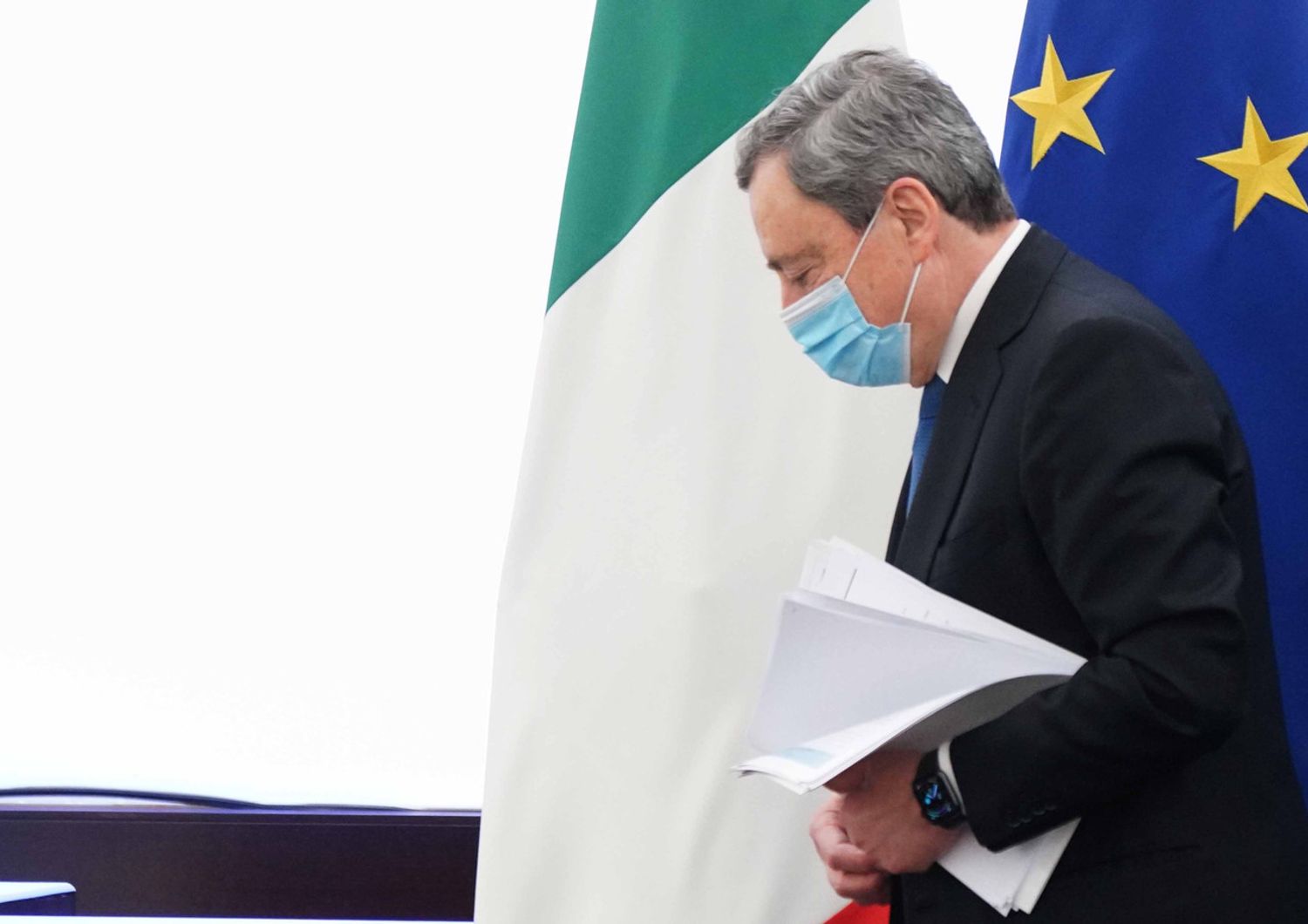 Il presidente del Consiglio, Mario Draghi