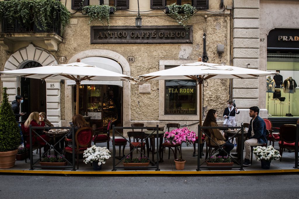 L'Antico Caff&egrave; Greco di via dei Condotti