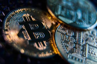 Rappresentazione della criptovaluta Bitcoin&nbsp;