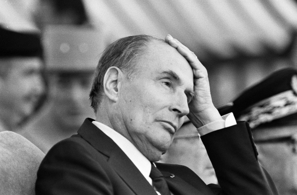 L'ex presidente francese, Francois Mitterrand