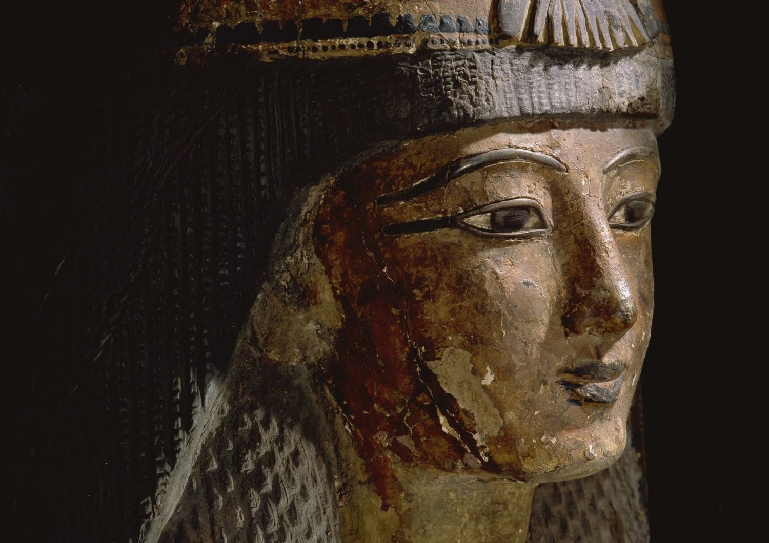 antica mummia egizia incinta