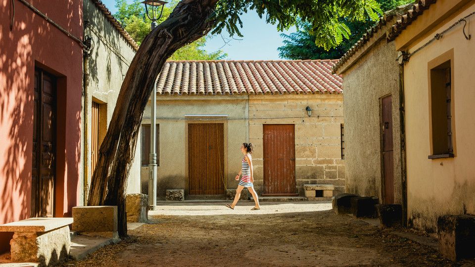 Il villaggio di San Salvatore, in Sardegna