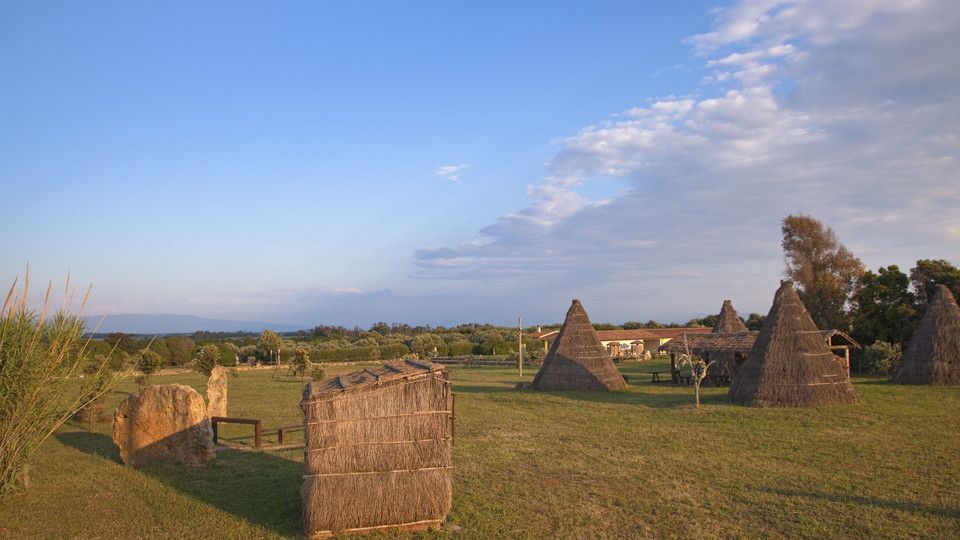 Il villaggio di San Salvatore, in Sardegna