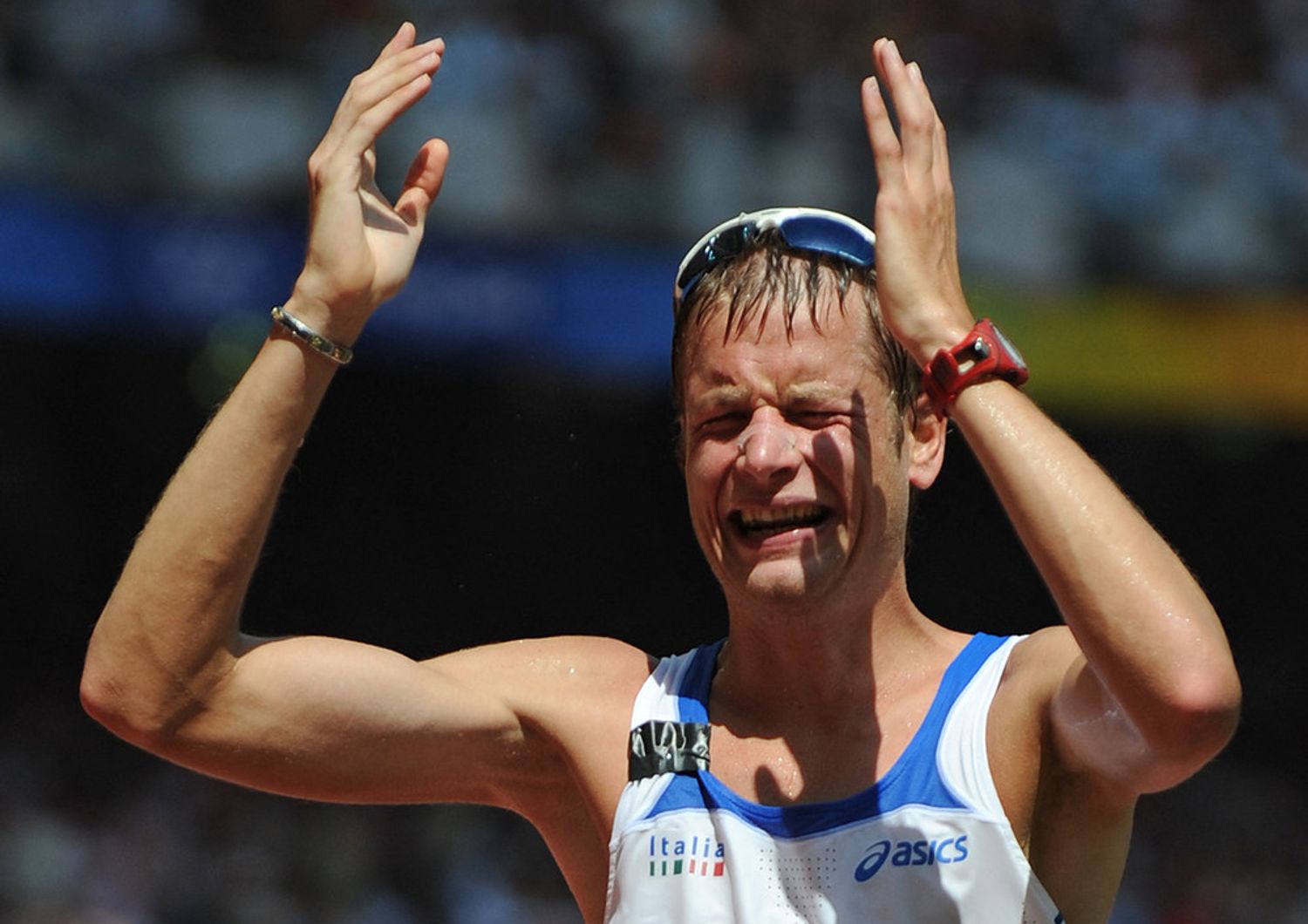 Alex&nbsp;Schwazer, medaglia d'oro alle Olimpiadi di Atene del 2008 nei 50 chilometri di marcia