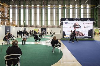 Centro vaccinazioni in Campania