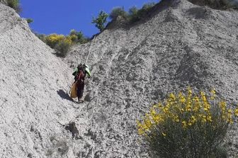 &nbsp;Bonifica di alcuni calanchi da parte del CNSAS